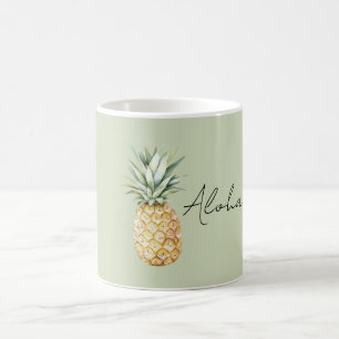 Mug Ananas Aloha Vert