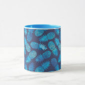 Mug Ananas bleus de colorant de cravate (Centre)