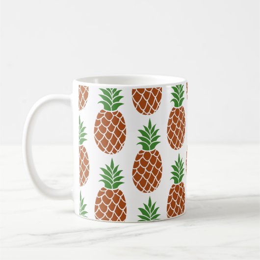 Mug Ananas couleurs naturelles (Gauche)