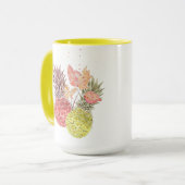 Mug Ananas, couple doux. (Devant gauche)