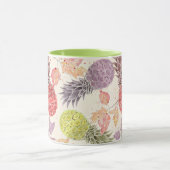 Mug Ananas, couple sucré, fruit, aquarelle (Centre)