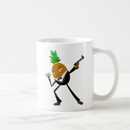 Mug Ananas d'agent secret (Droite)