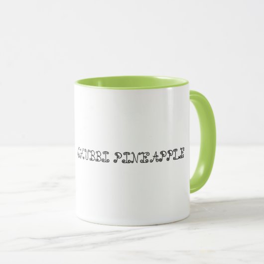 Mug Ananas de Chubbi (Devant droit)