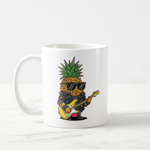 Mug Ananas de dessin animé Punk Rock – Fruit funky