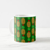 Mug Ananas de Noël Tropical Noël chaud Noël Gre (Devant gauche)