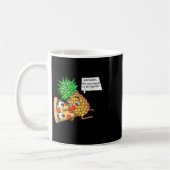 Mug Ananas Drôle Sur Pizza (Gauche)