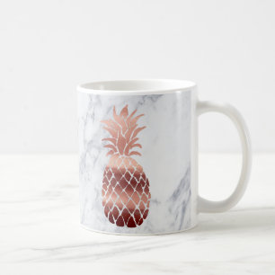 Mug Ananas en or rose