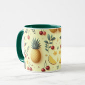 Mug Ananas et cerises (Devant gauche)