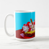 Mug Ananas et crème glacée avec un smoothie de fruits (Gauche)