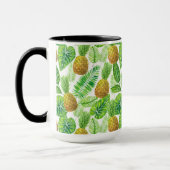 Mug Ananas et feuilles tropicaux (Gauche)