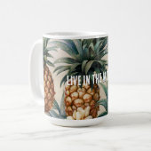 Mug Ananas Floral Tropical (Devant gauche)