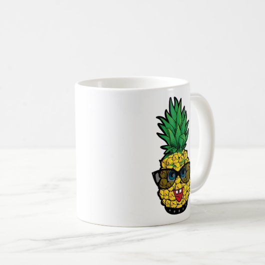 Mug Ananas fou (Devant droit)