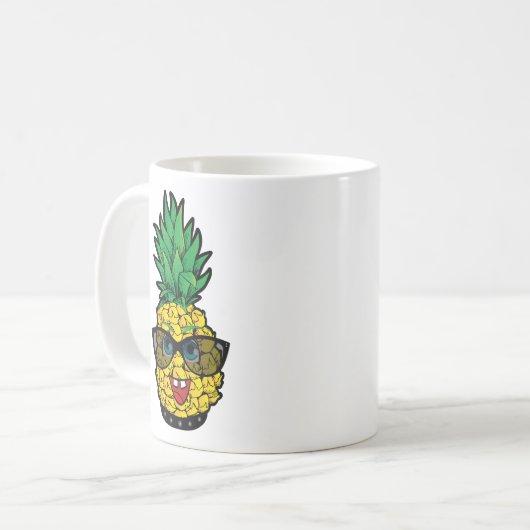 Mug Ananas fou (Devant gauche)