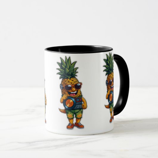 Mug Ananas gai (Devant droit)
