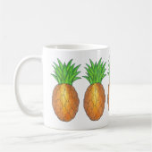 Mug Ananas Imprimer Fruit tropical Hawaiian Island (Gauche)