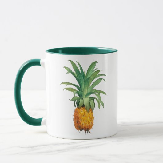 Mug Ananas jaune orange vert (Gauche)
