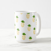 Mug ananas motif de fruits (Devant droit)