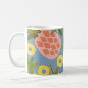 Mug Ananas naturel Abstrait : Beauté Vintage.