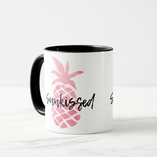 Mug Ananas Pastel Pink (Devant gauche)