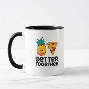 Mug Ananas Pizza Meilleur Ensemble Graphisme Moderne