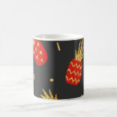 Mug Ananas rouge, parties scintillant, arrière - plan (Centre)