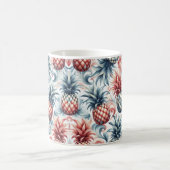 Mug Ananas rouges, blancs et bleus (Centre)
