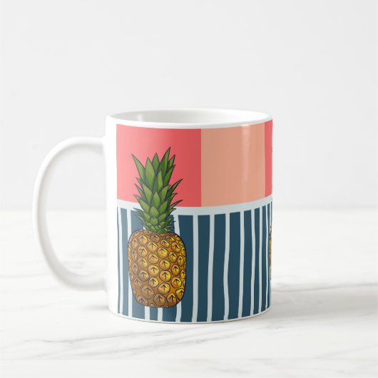 Mug 'Ananas solitaire' | bizarre (Gauche)