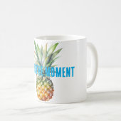 Mug Ananas tropical Aqua (Devant droit)