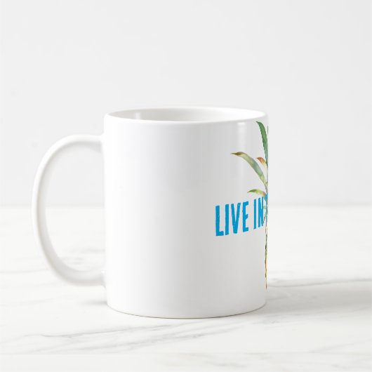 Mug Ananas tropical Aqua (Gauche)