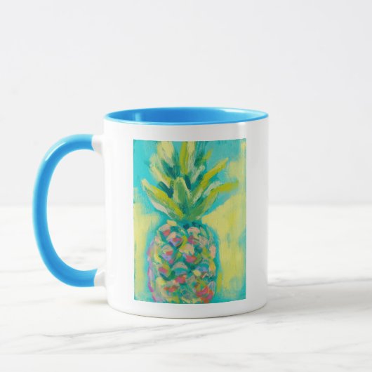 Mug Ananas tropical coloré (Gauche)