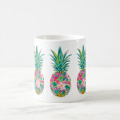 Mug Ananas tropical rose et vert (Centre)