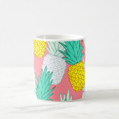 Mug Ananas Tropical : Rouge Cartoon Chic. (Centre)