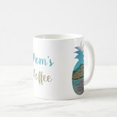 Mug Ananas Tropical Votre Nom Votre Boisson (Devant droit)