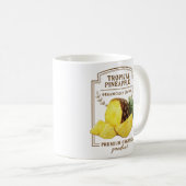 Mug Ananas tropicale cultivé organiquement (Devant droit)