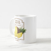 Mug Ananas tropicale cultivé organiquement (Devant gauche)