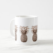 Mug ananas vintage (Devant gauche)