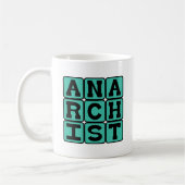 Mug Anarchiste, soutenant l'anarchie (Gauche)