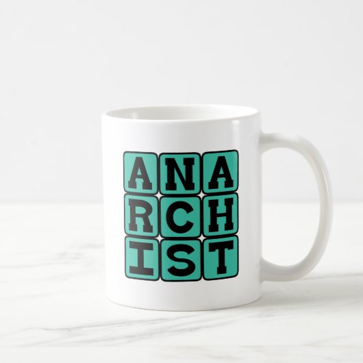 Mug Anarchiste, soutenant l'anarchie (Droite)