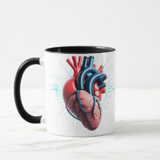 Mug Anatomical Heart – Artistic Medical Illustration