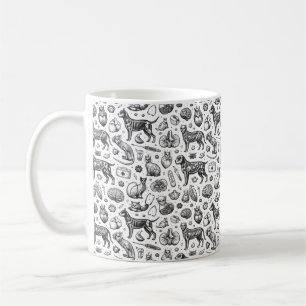 Mug Anatomie Animale Vétérinaire Bonne Fête des Méde
