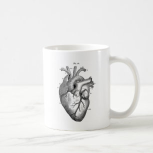 Mug Anatomie cardiaque vintage Personnalisable