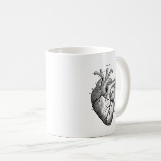 Mug Anatomie-Coeur-Image-Cru (Devant droit)