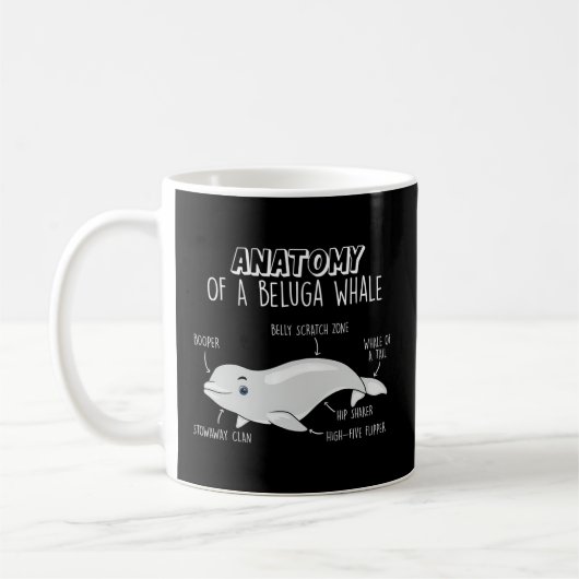 Mug Anatomie De La Baleine De Beluga (Gauche)