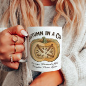 Mug Anatomie de la Latte de Citrouille Ingrédients d'A