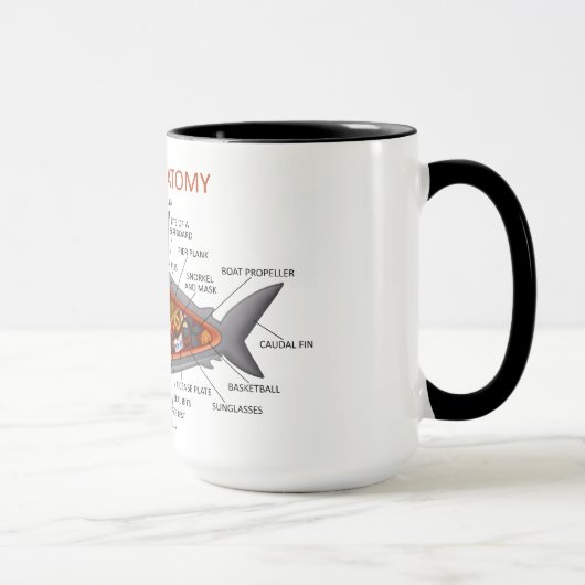 Mug Anatomie de requin (Droite)