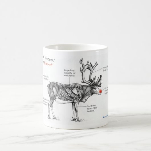 Mug Anatomie des illustrations pleines d'esprit de (Centre)