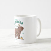 Mug Anatomie drôle de capybara (Devant droit)