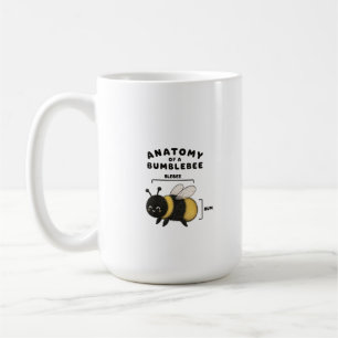 Mug Anatomie drôle d'un bumblebee Blebee Bum Mignon 