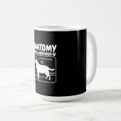 Mug Anatomie du chien du Labrador (Devant droit)
