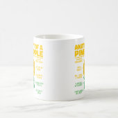 Mug Anatomie d'un Ananas Drôle Amoureux d'Ananas Cool (Centre)